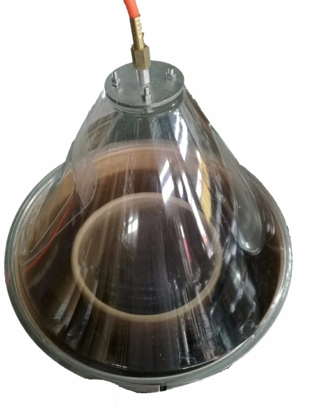 Cone cap for welding wire of drum packing